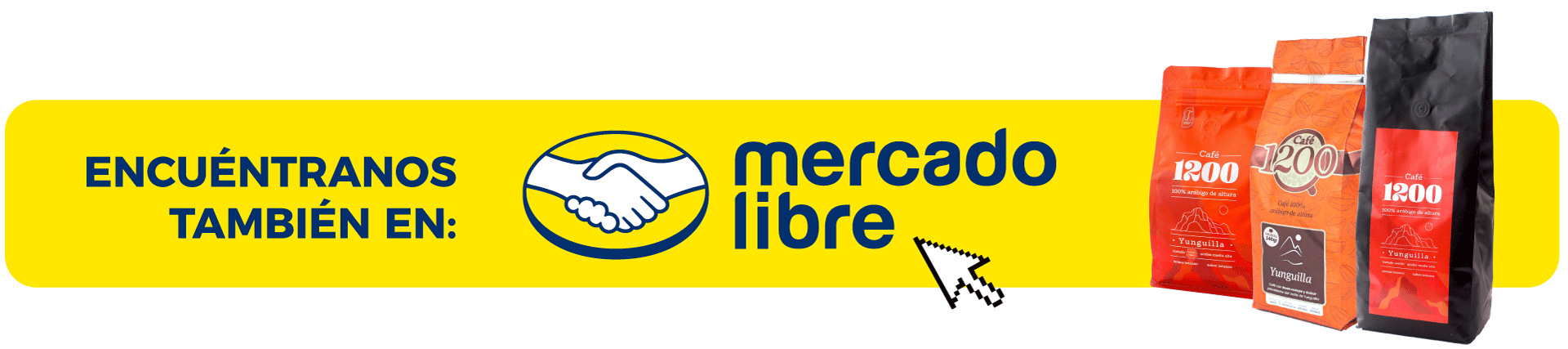 Encuentranos en Mercado Libre